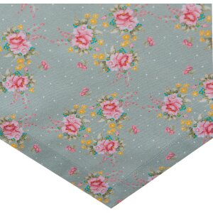 Clayre & Eef CHB01 Tablecloth 100x100 cm Green - Pink