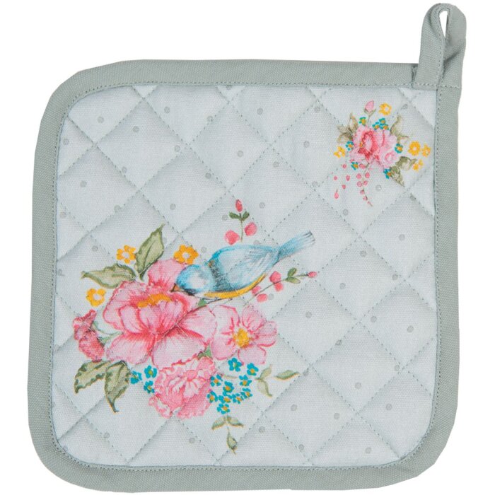 Clayre & Eef CHB45 Pot Holder 20x20 cm Green