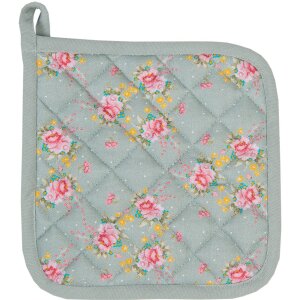 Clayre & Eef CHB45 Pot Holder 20x20 cm Green