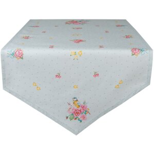 Clayre & Eef CHB65 Table Runner 50x160 cm Green