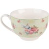 Clayre & Eef CHBKS Coffee Cup and Saucer 12x9x6 cm - Ø 14x2 cm - 200 ml