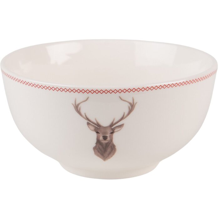 Clayre & Eef COLBO Bowl Ø 14x7 cm - 500 ml Beige - Brown