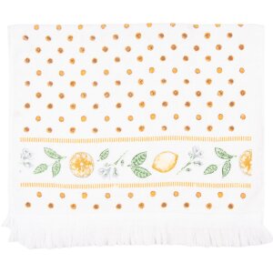 Clayre & Eef CTLEL Guest Towel 40x66 cm Yellow