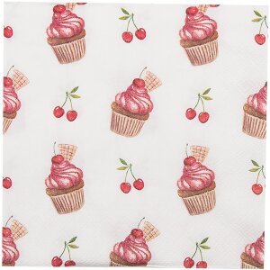 Clayre & Eef CUP73-1 Paper Napkins 33x33 cm (20...