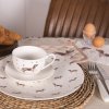 Clayre & Eef DHLFP Large Plate Ø 26x2 cm Beige - Brown Dinner Plate