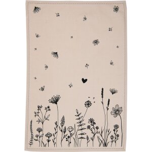 Clayre & Eef FAF42-1 Kitchen Towel 50x70 cm Beige -...