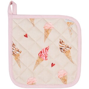 Clayre & Eef FAS45K Potholder Child 16x16 cm Beige -...