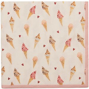 Clayre & Eef FAS73-1 Paper Napkins 33x33 cm (20...