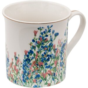 Clayre & Eef FISMU Mug 12x9x9 cm - 330 ml Blue