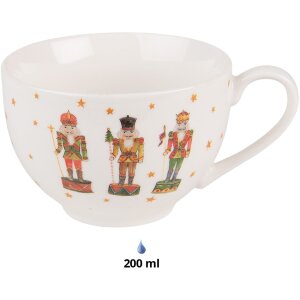 Clayre & Eef HLCKS Coffee Cup and Saucer 12x9x6 cm -...