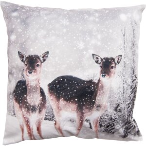 Clayre & Eef KT021.313 Cushion Cover 45x45 cm White -...