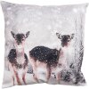 Clayre & Eef KT021.313 Cushion Cover 45x45 cm White - Grey