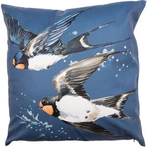 Clayre & Eef KT021.316 Cushion Cover 45x45 cm Blue -...