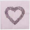 Clayre & Eef LAG73 Paper Napkins 33x33 cm (20 Pieces) Pink - Purple