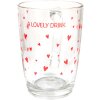 Clayre & Eef LBSGL0007 Tea Glass 11x8x11 cm - 300 ml Red