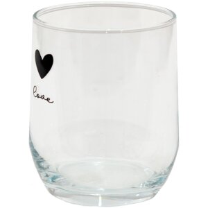 Clayre & Eef LBSGL0008 Drinking Glass Ø 8x9 cm...