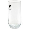 Clayre & Eef LBSGL0009 Drinking Glass Ø 6x14 cm - 280 ml Black