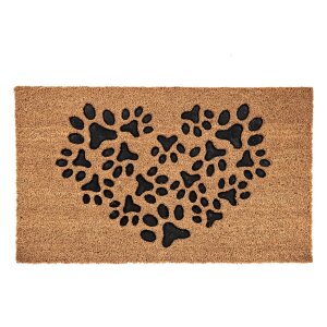 Clayre & Eef MC248 Door Mat 75x45x1 cm Brown - Black