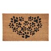 Clayre & Eef MC248 Door Mat 75x45x1 cm Brown - Black