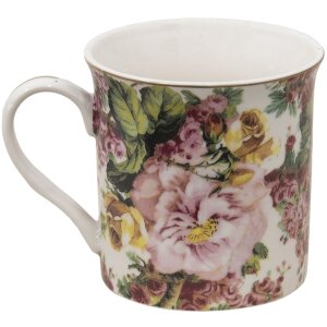 Clayre & Eef PFMU Mug 12x8x9 cm - 330 ml Pink