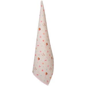 Clayre & Eef PNC42 Kitchen Towel 50x70 cm Beige - Pink