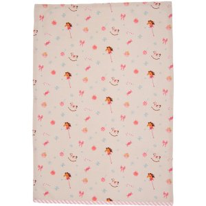 Clayre & Eef PNC42 Kitchen Towel 50x70 cm Beige - Pink