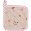 Clayre & Eef PNC45K Potholder Child 16x16 cm Beige - Pink