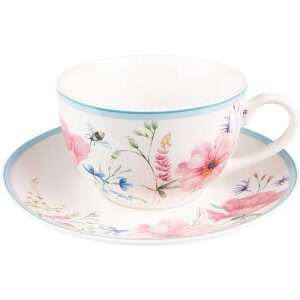 Clayre & Eef PPOKS Coffee Cup and Saucer 12x8x10 cm -...