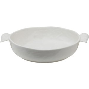 Clayre & Eef WINPS Bowl 27x22x5 cm White Serving Bowl