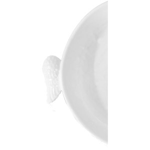 Clayre & Eef WINPS Bowl 27x22x5 cm White Serving Bowl