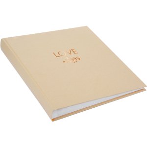 Goldbuch Wedding Album natureLove brown 25x25 cm 60 white pages