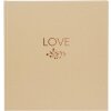 Goldbuch Wedding Album natureLove brown 25x25 cm 60 white pages