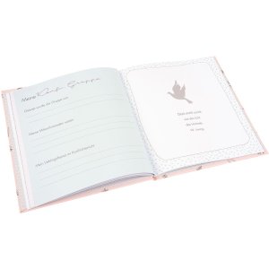 Goldbuch Confirmation Memory Album Fiducia peach 23x25 cm 44 illustrated pages