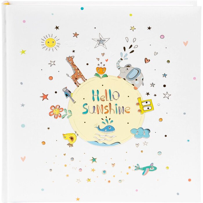 Goldbuch Baby Album hello sunshine 30x31 cm 60 white pages