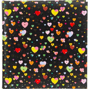 Goldbuch Photo Album Heart to Heart dark 30x31 cm 60...