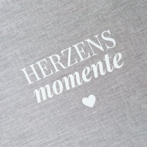 Goldbuch Photo Album Heart Moments Linum 2.0 grey 30x31 cm 60 white pages