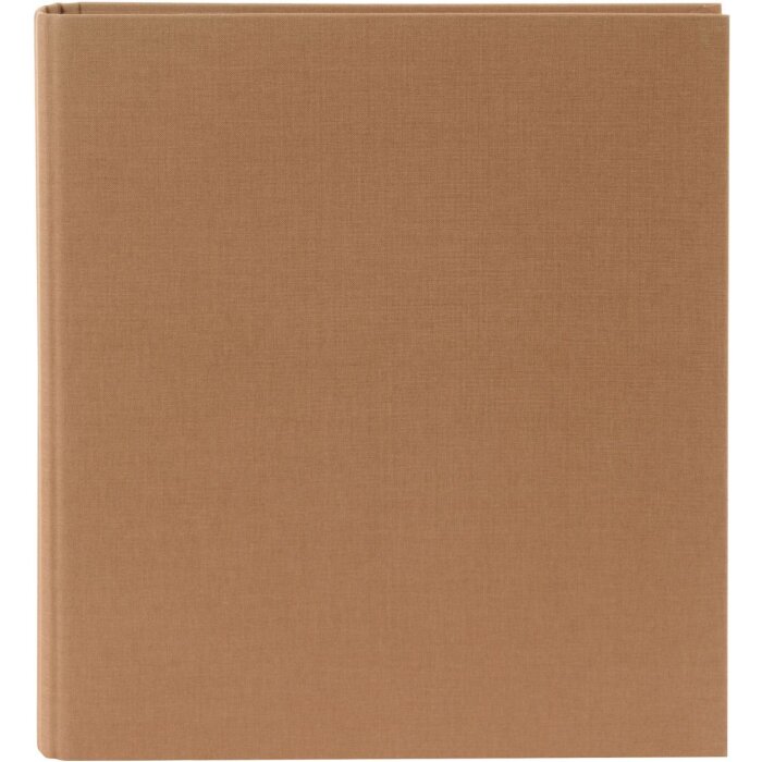 Goldbuch Linen Ring Binder Bella Vista hazelnut 4-ring mechanism DIN A4