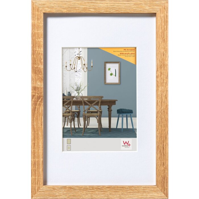 Walther Wooden Frame Fiorito 30x40 cm Light Oak Acrylic Glass