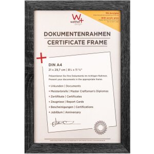 Walther Wooden Frame Fiorito 21x29,7 cm dark grey acrylic...