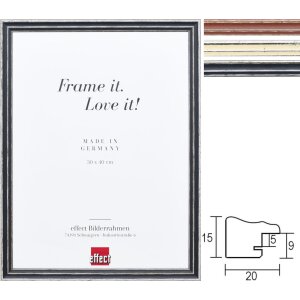 Effect solid wood frame Profile 38 Special formats and...