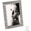 Mascagni A1531 Metal Portrait Frame Geometric silver glossy