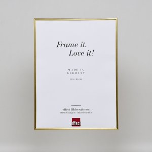 Effect plastic frame Art gold 10x15 cm clear glass