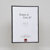 Effect plastic frame Art black 10x15 cm clear glass