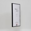 Effect plastic frame Art black 10x15 cm clear glass