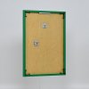 Effect plastic frame Art green 10x15 cm clear glass