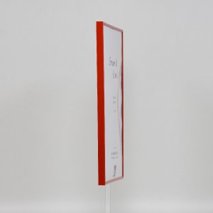 Effect plastic frame Art red 18x24 cm clear glass