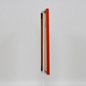 Effect plastic frame Art red 18x24 cm clear glass