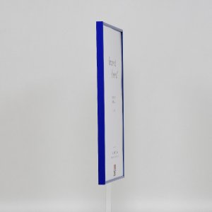 Effect plastic frame Art blue 18x24 cm clear glass