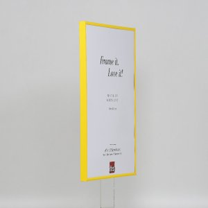 Effect plastic frame Art yellow 18x24 cm clear glass