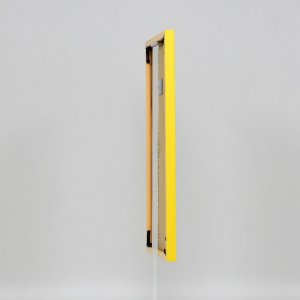 Effect plastic frame Art yellow 18x24 cm clear glass